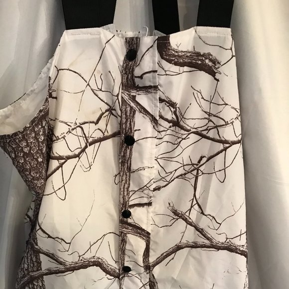 Hunt Worth True White Camo Rare Popular Suit Color Water Proof Jacket & Pants - Picture 7 of 10